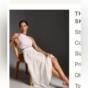 Anthropologie-The Somerset Eyelet Maxi Sirt